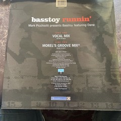 Basstoy- Runnin’- 12” Vinyl DJ dance Vinyl Essential Investment House Grooves in