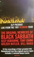 Reunion by Black Sabbath (2023) Sealed w/Hype Sticker, 3LP Black Vinyl, RIP OZZY