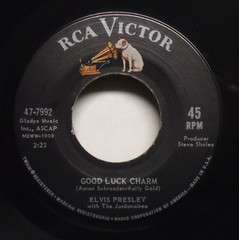 Elvis Presley – Good Luck Charm – 1962 Picture Sleeve & NM 45
