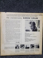 Vintage Simon Crum Vinyl LP The Unpredictable Country Comedy Capitol T1880 1950s