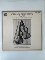 Musical Heritage Society Johann Sebastian Bach Violin Concerti LP MHS 7036Z
