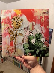 Blue October -Full Band Signed x2 w/ Inscription- I Hope You’re Happy Red Vinyl