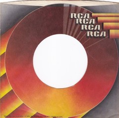 1974 RCA RECORDS LABEL #55 ORANGE/GRAY 7″ 45 RPM Original Record Company Sleeve