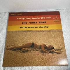 THE THREE SUNS – Everything Under The Sun (1963) – 12″ Vinyl Record LP – VG