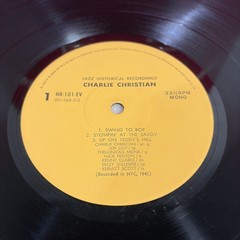 LP Charlie Christian, Dizzy Gillespie Jazz Immortal HR101EV JHR Japan