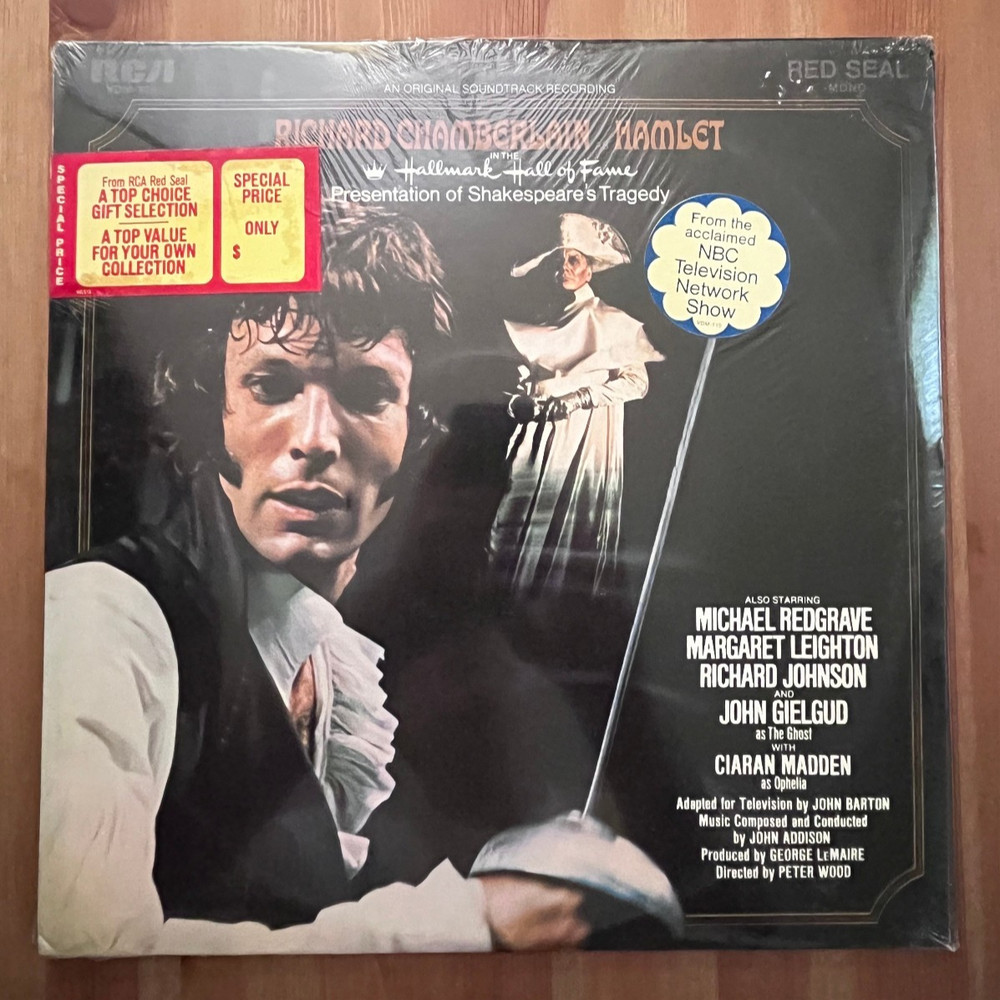 Richard Chamberlain Hamlet 1969 RCA VDM 119 NBC Hallmark HOF Sealed Mint Vinyl