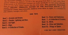 Chilling Thrilling Sounds of the Haunted House LP Disneyland 1257 Mono US 1964