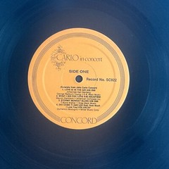 John Carlo, Carlo In Concert, Vinyl LP, VG+