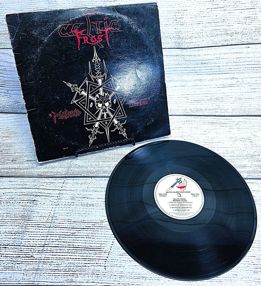 Celtic Frost Morbid Tales Vinyl LP 1985 Metal Blade Records – FIRST PRESS
