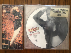 Vintage 1988 INXS NEW SENSATION Limited Edition 12″ Picture Disc + LIVE BABY CD!