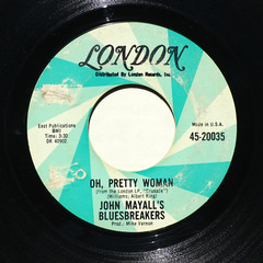 John Mayall’s Bluesbreakers *Suspicions/Oh, Pretty Woman* 45 Vinyl 7″ Single #3