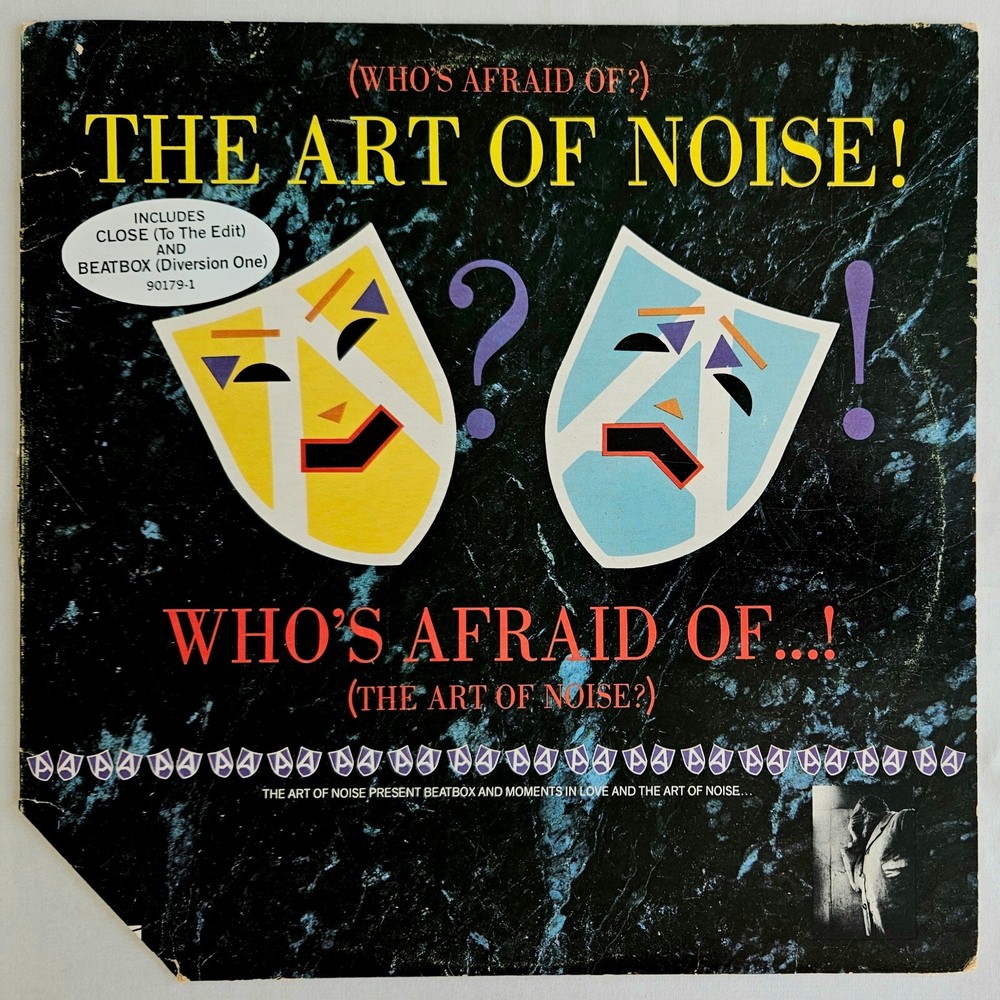 ROCK – ART OF NOISE – WHO’S AFRAID OF? LP – ISLAND RECORDS ORIGINAL PROMO
