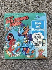 Lot of 9 Vintage See Hear Read BOOKS ONLY + 1 RECORD Walt Disney Peter Pan Ind.