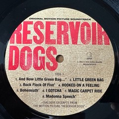 Various – Reservoir Dogs (Original Motion Picture Soundtrack) (LP) (Mint (M)) –