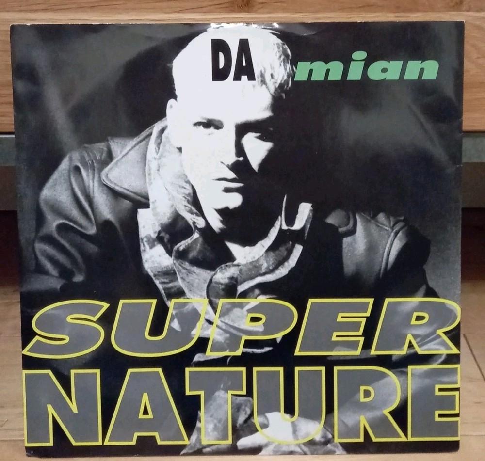 Damian – Supernature (UK vinyl 12″ single) 1992, house, electro, pop