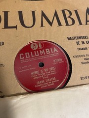 Vintage Frank Sinatra 10″ 78 RPM Shellac Record Lot 9 Discs 1940s Columbia