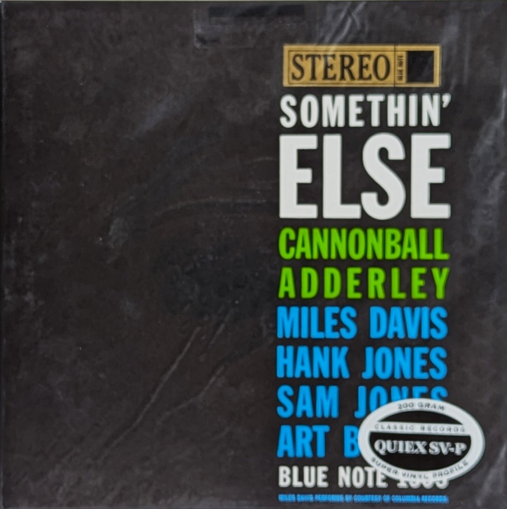 CANNONBALL ADDERLEY Somethin’ Else SEALED limited 200 Gram Classic Records