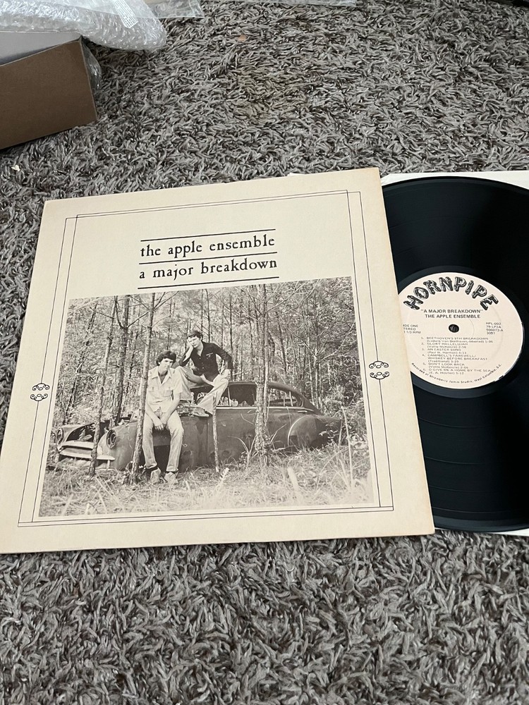 THE APPLE ENSEMBLE A MAJOR BREAKDOWN LP RARE 70s PRIVATE PRESS BLUEGRASS FOLK EX