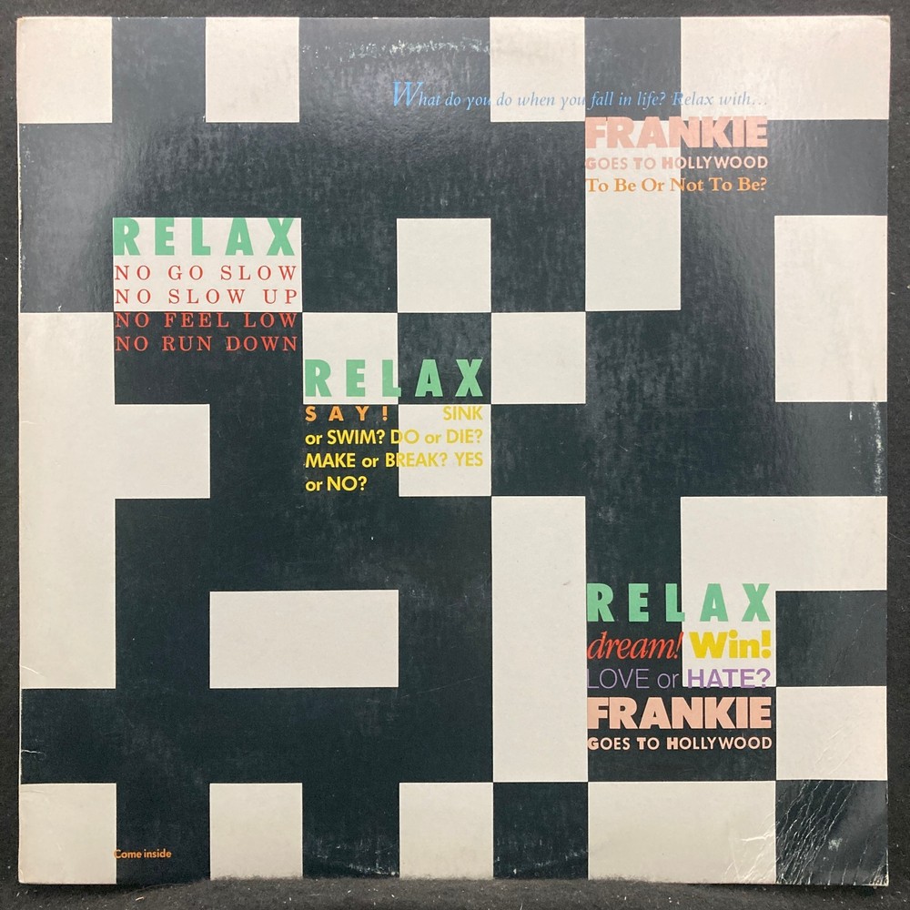 Relax (3 Versions) by Frankie Goes To Hollywood (Island 0-96975) 12″ EX/VG