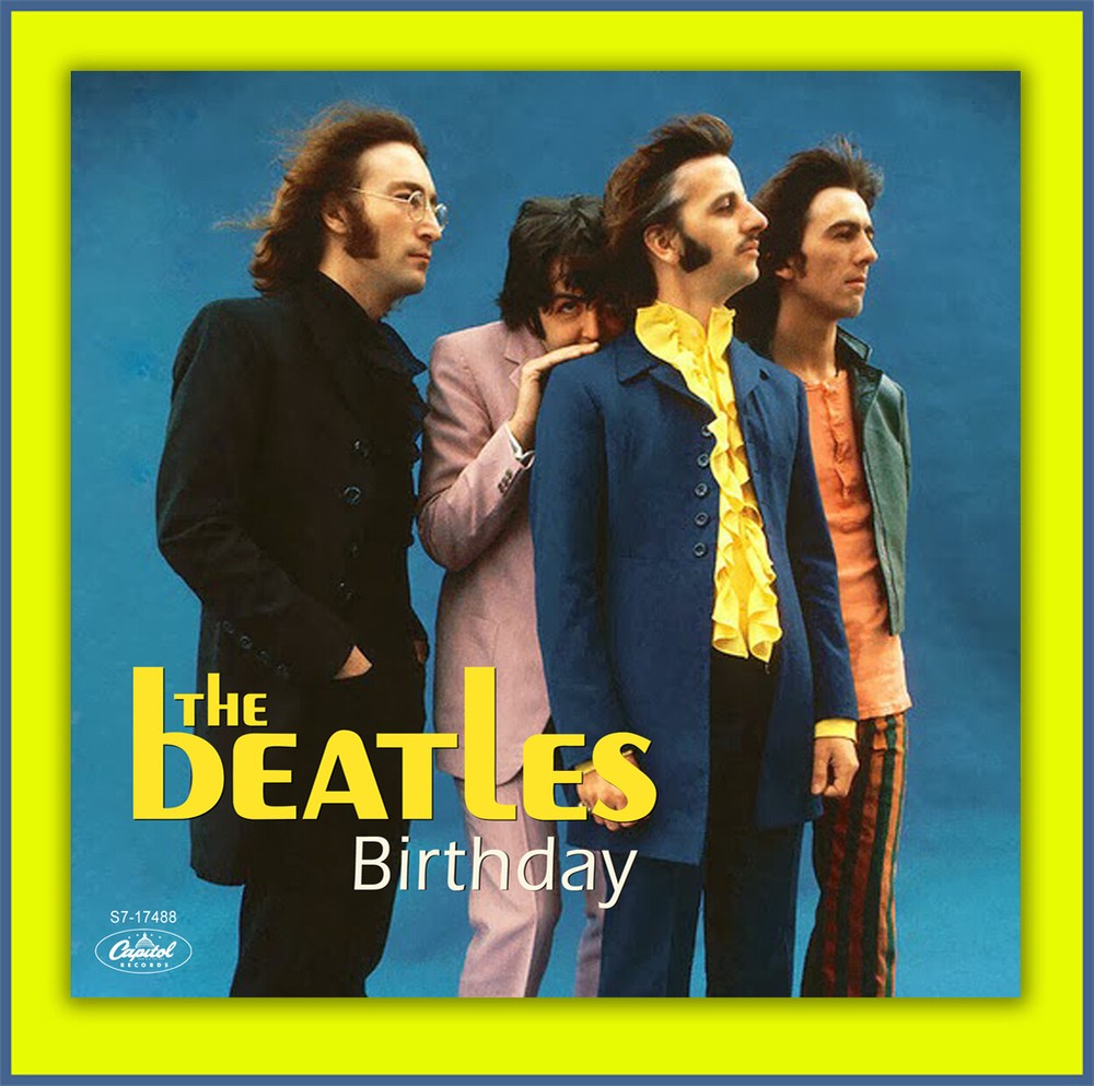 The Beatles Birthday Taxman Pic Sleeve #1 Record not include