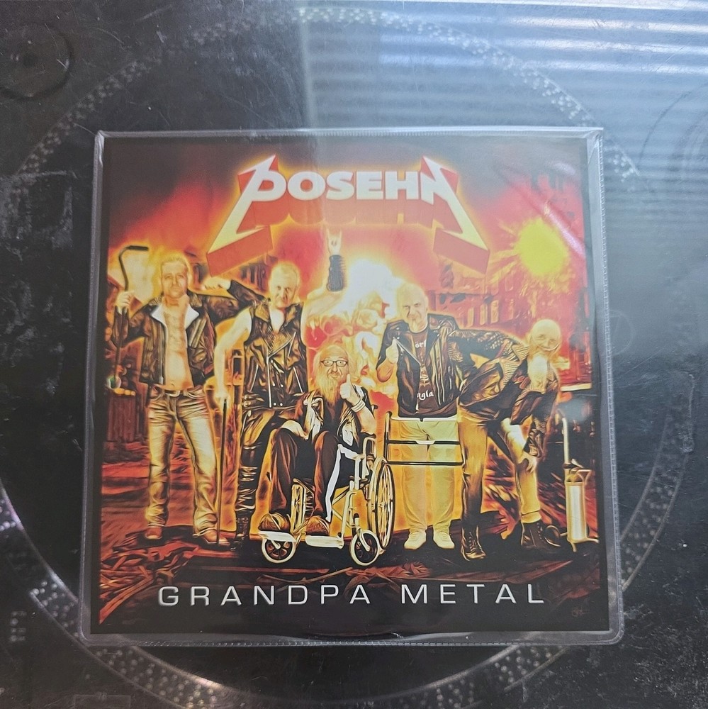 Posehn – Grandpa Metal [New Vinyl LP] Black, Colored Vinyl, Orange