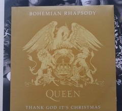 QUEEN BOHEMIAN RHAPSODY 7″ SINGLE + GERMAN ROLLING STONE MAGAZINE
