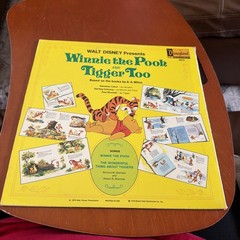 Walt Disney Presents Winnie the Pooh and Tigger Too LP Record 1974 Disneyland
