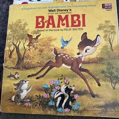 Lot of 3 Vintage Disney Disneyland Records Story & Songs Vinyl LPs