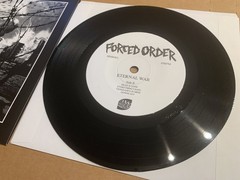 FORCED ORDER Eternal War 7″ Vinyl 1st Press-Fury Minority Unit Twitching Tongues