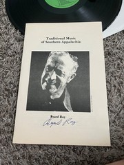BYARD RAY TRADITIONAL MUSIC OF SOUTHERN APPALACHIA LP + BOOK SIGNED BLUEGRASS