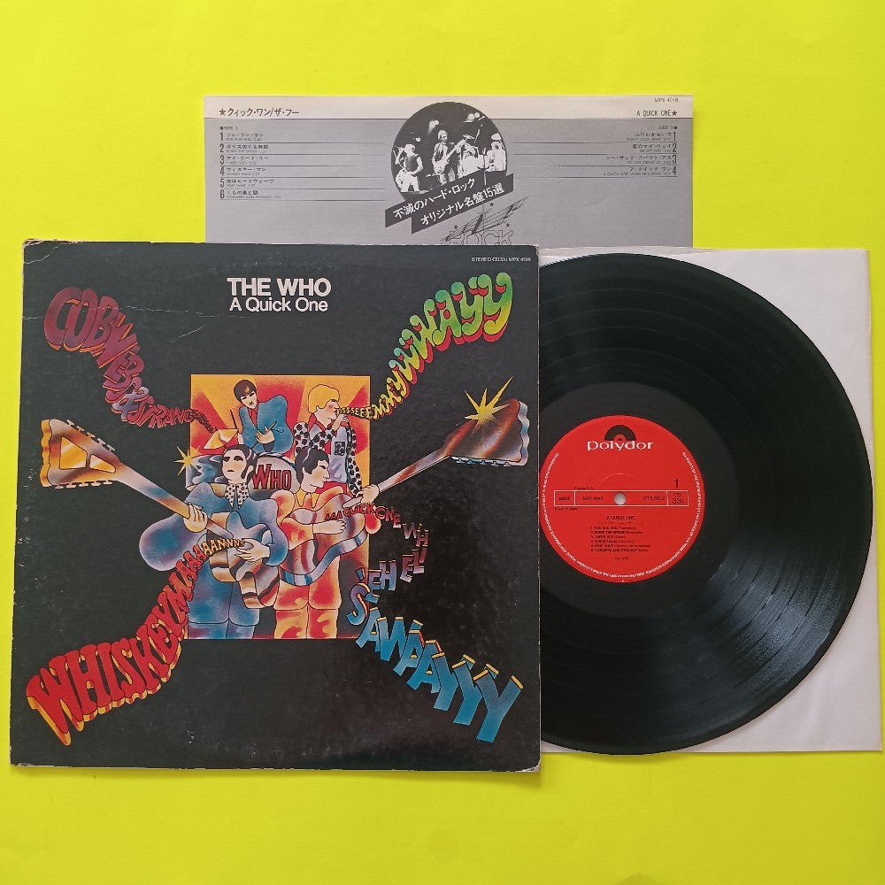 The Who – A Quick One JAPAN – 1980 – MPX 4018 – Used – VG++ – Vinyl