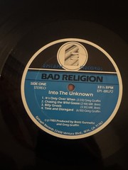 Bad Religion Into The Unknown Vinyl Record