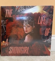 Taylor Swift The Life Of A Showgirl Vinyl Red Lipstick & Lace Transparent