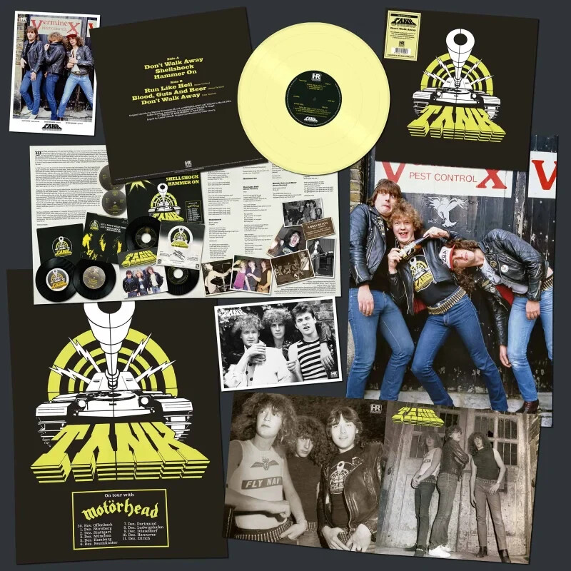 TANK Don’t Walk Away LP the damned NWOBHM punk metal kbd hardcore heavy metal