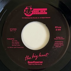 BearEssense “Big Hurt” RARE 1983 45, Moby Dick Records, SF, Queer, Electronic