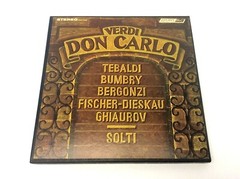 Verdi Don Carlo Tebaldi London Stereo OSA 1432 A 4432 Vinyl Records Set