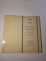 Wolfgang Amadeus Mozart: Musical Heritage Society Album