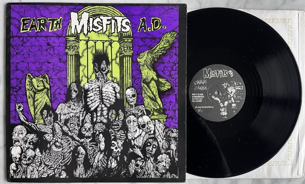 Misfits Earth A.D. / Wolfs Blood Vinyl Record LP 1st Orig Press 1983 Ghoul NM-