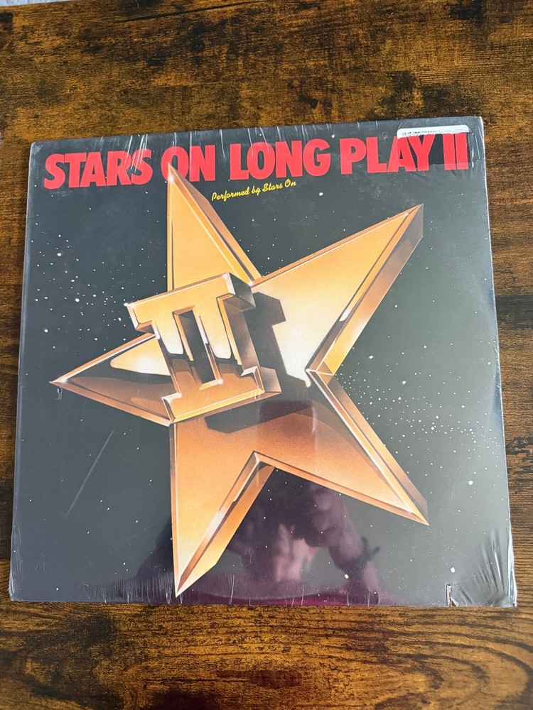 Stars On Long Play II Vinyl Record LP ( notched, torn plastic) NEW SEALED