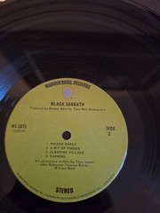 Black Sabbath – Self Titled (Vinyl LP, 1970) WB Green Label WS 1871