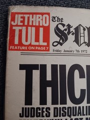 Jethro Tull White Label Promo Thick As A Brick Reprise Records MS 2072