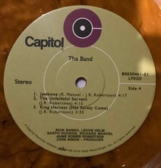 THE BAND – 2-LP – 50TH ANNIVERSARY – BROWN SWIRL “TIGER’S EYE” VINYL – NEW!