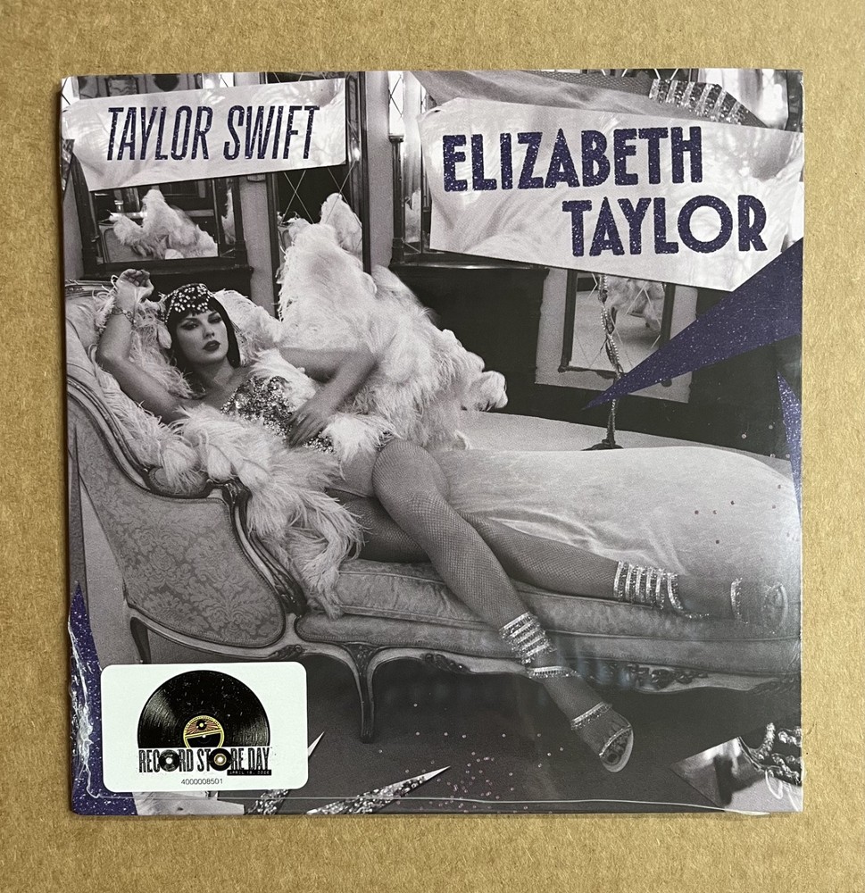 TAYLOR SWIFT ELIZABETH TAYLOR 7” VIOLET GLITTER VINYL NEW SEALED RSD 2026