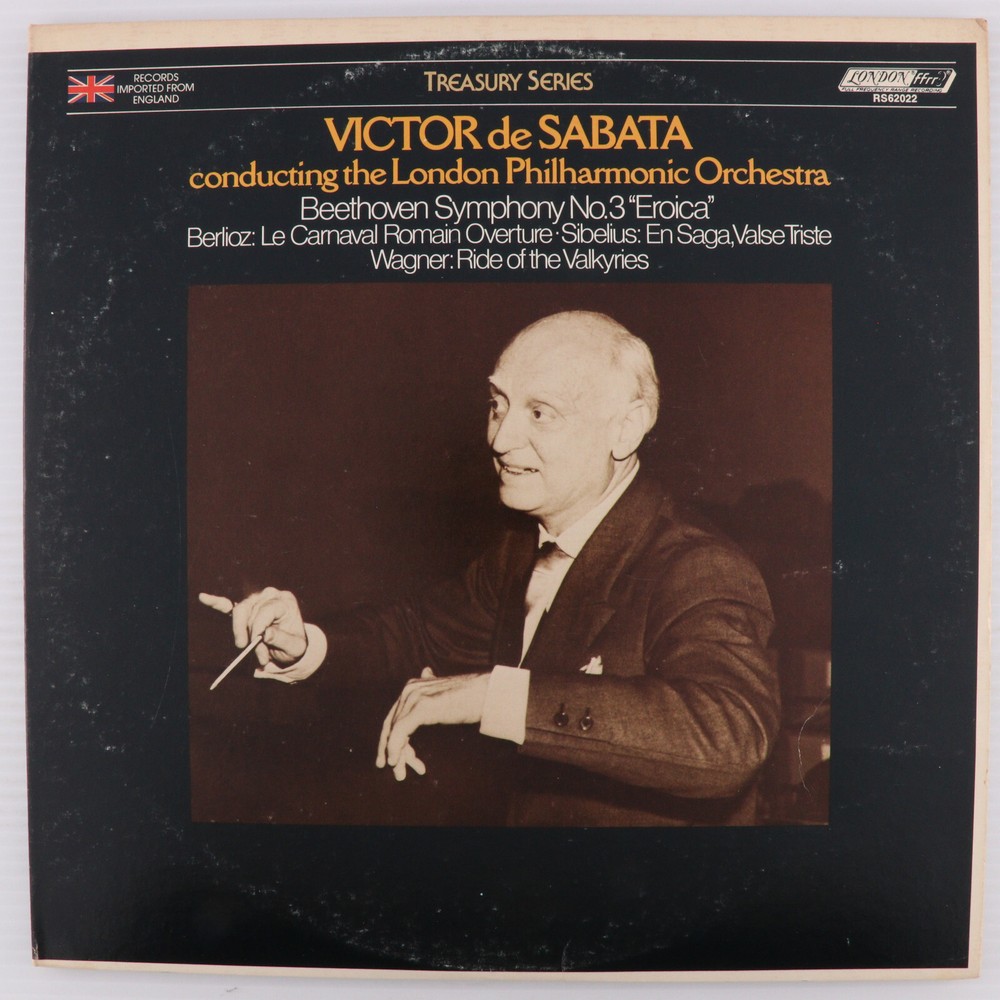 Sabata, Beethoven, Wagner, Sibelius – Symphony No.3 Eroica 2x LP Record RS 62022