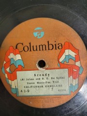 Al Jolson Columbia 78 RPM Shellac Record Arcady 1920s Jazz Pop 81368