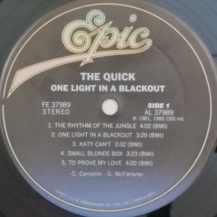 THE QUICK One Light In A Blackout FE37989 LP Vinyl VG++ Cover VG+ Sleeve