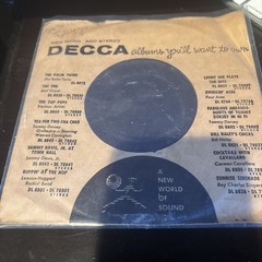DECCA Bing Crosby Adeste Fiddles Come All Ye Faithful Side 1 Side 2 Silent Night