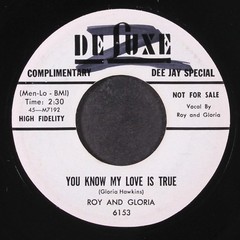 ROY & GLORIA: what a fool was i / you know my love is true DELUXE 7″ Single