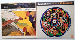 Ornette Coleman Lot Of 2 Vynils.Attn:Please see notes & pics.Strong VG Both Lps.