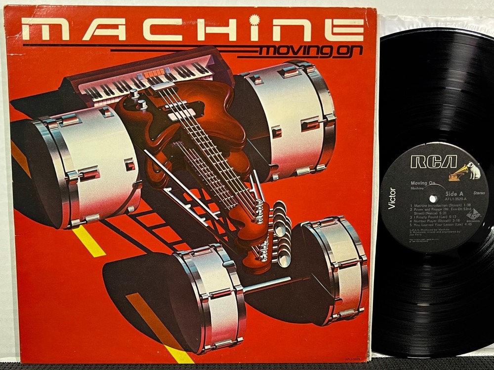 MACHINE Moving On LP RCA VICTOR STEREO DJ PROMO 1980 Soul Boogie AUGUST DARNELL